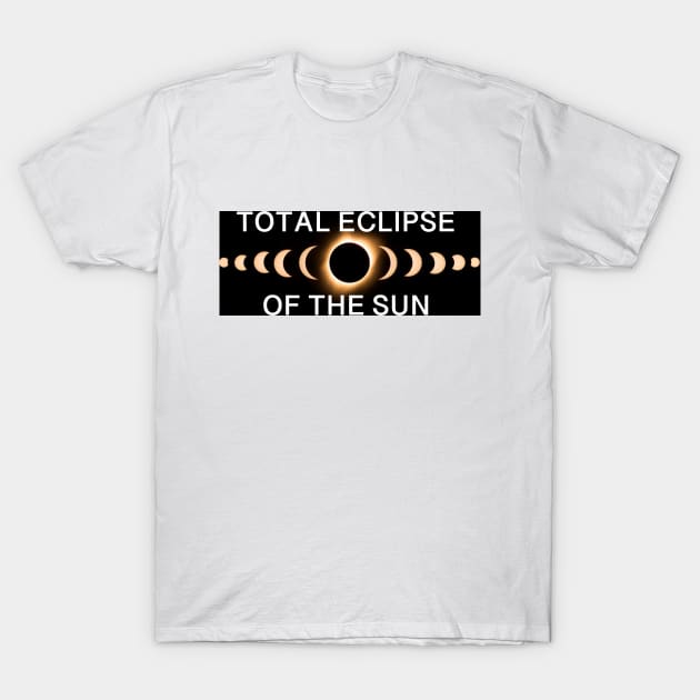 Total Eclipse of the Sun T-Shirt by SPINADELIC